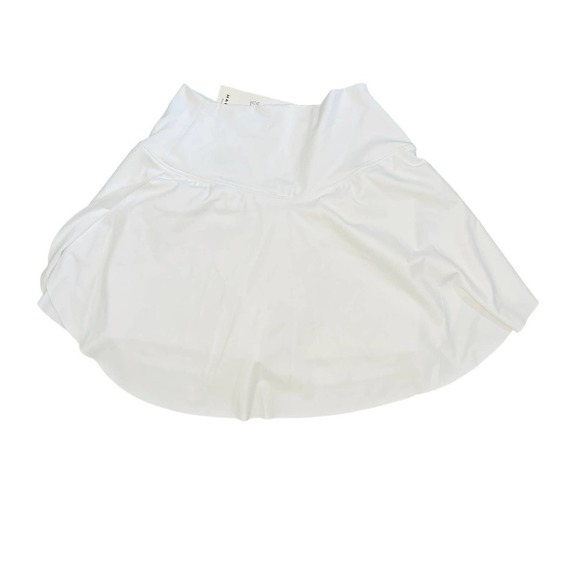 NWT Halara Women's White Crossover 2-in-1 Side Pocket Tennis Skirt Size Large - Picture 11 of 13
